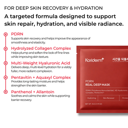 PDRN Deep Mask (4 Masks)